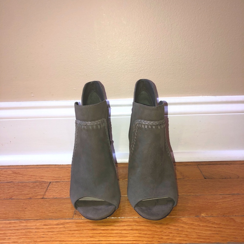 Open Toed Bootie Heels